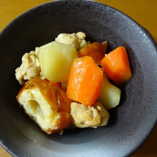 お弁当にも！鶏ひき肉と菊芋の煮物